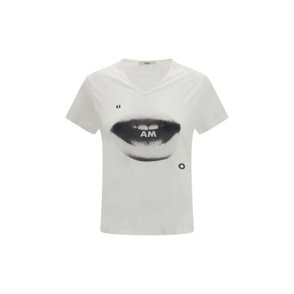 Fendi White Cotton Women's T-Shirt